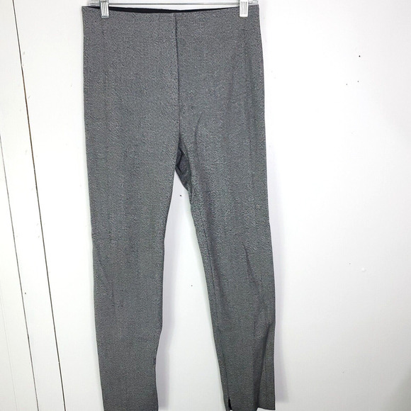 Ann Taylor Pants Womens 4 Marled Gray Career Office Capsule Tapered Zip Ankle - Picture 1 of 10